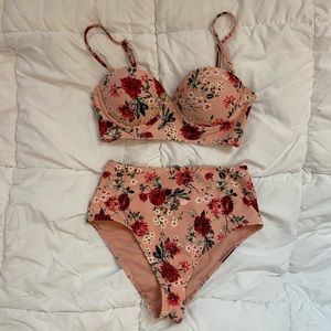 Forever 21 high waisted bikini push-up